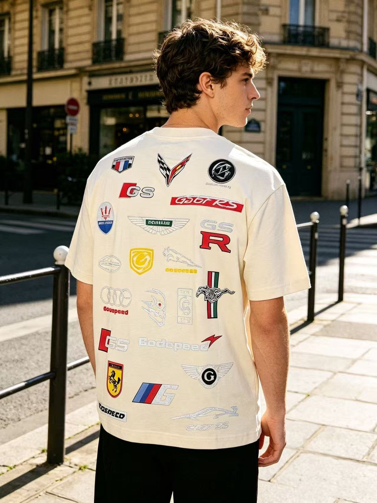 Godspeed Motorsport Collage Graphic T-Shirt