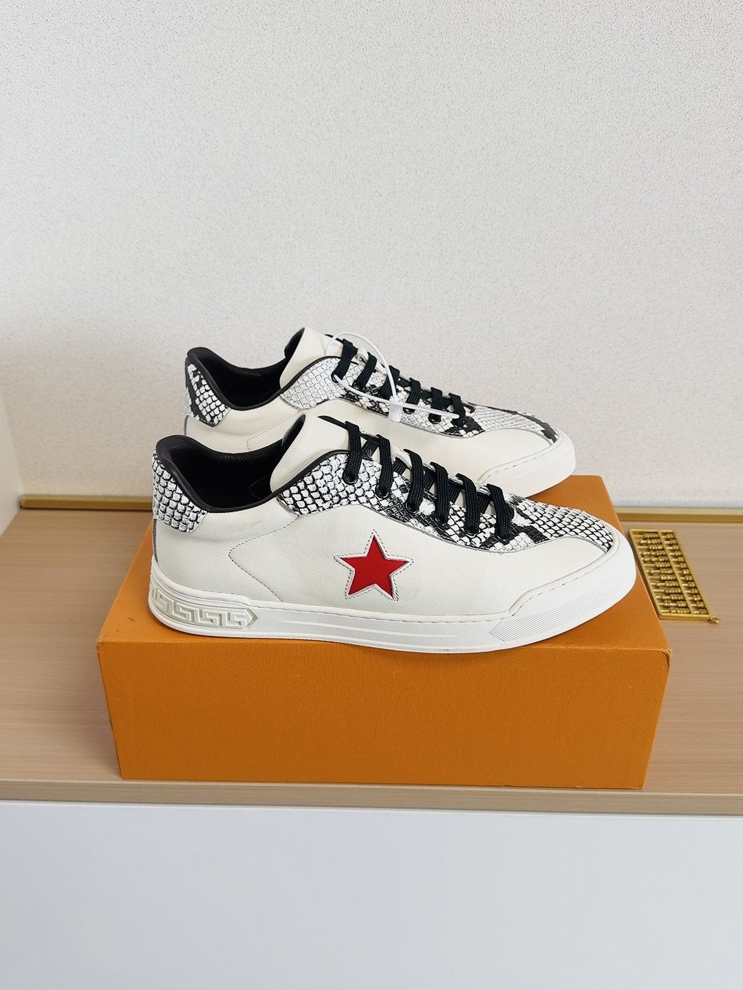 Louis Vuitton Red Star Low-Top Sneakers