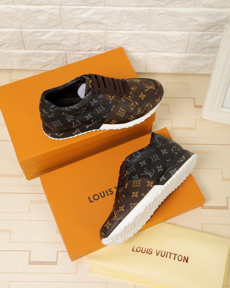 Louis Vuitton Monogram Lace-Up Sneakers