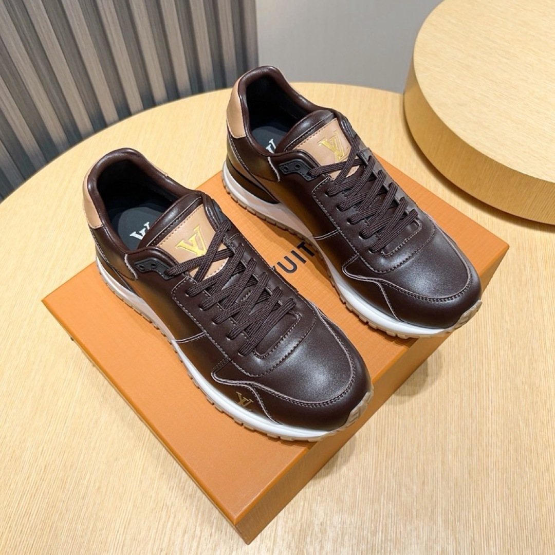 Louis Vuitton Two-Tone Low-Top Sneakers