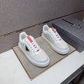 Prada Men's Mesh Panel Low-Top Sneakers