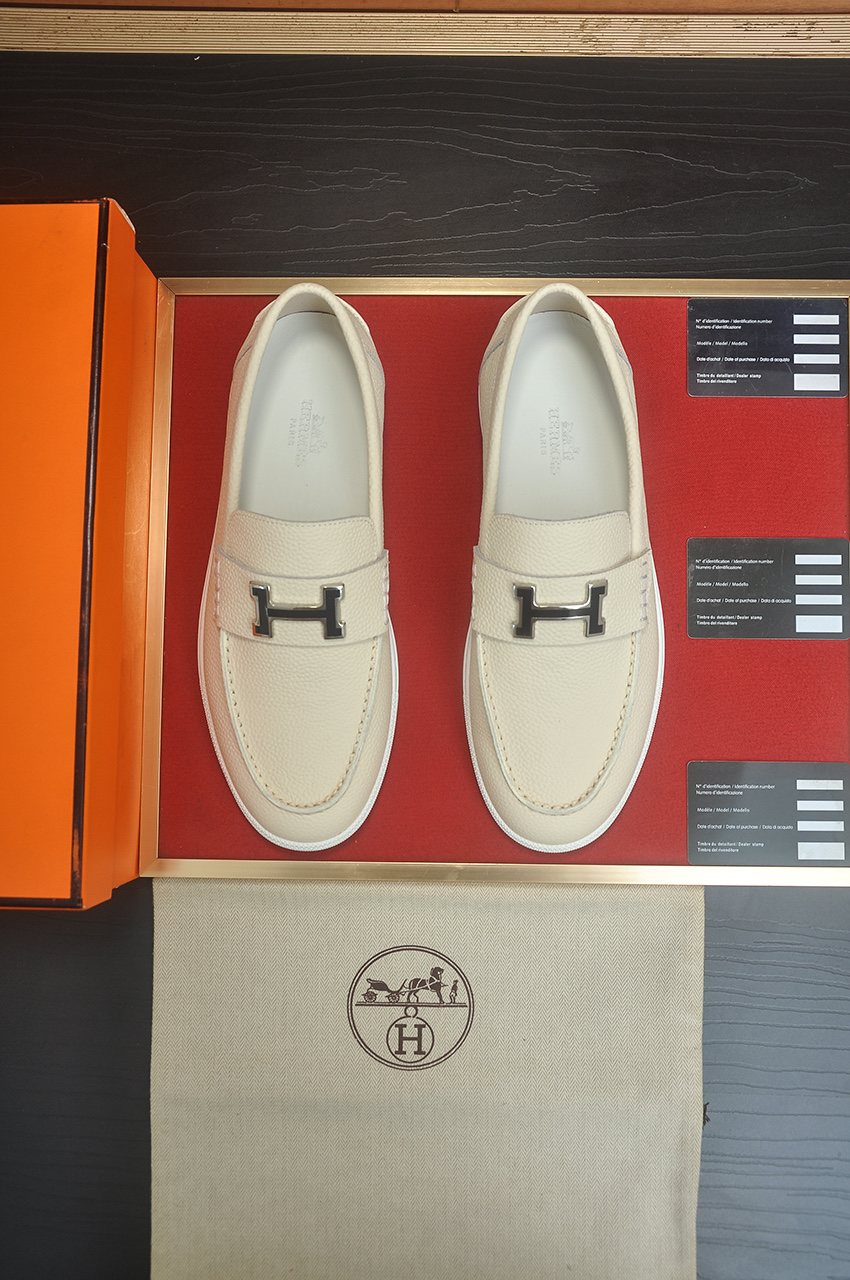 Hermès H-Hardware Slip-On Shoes
