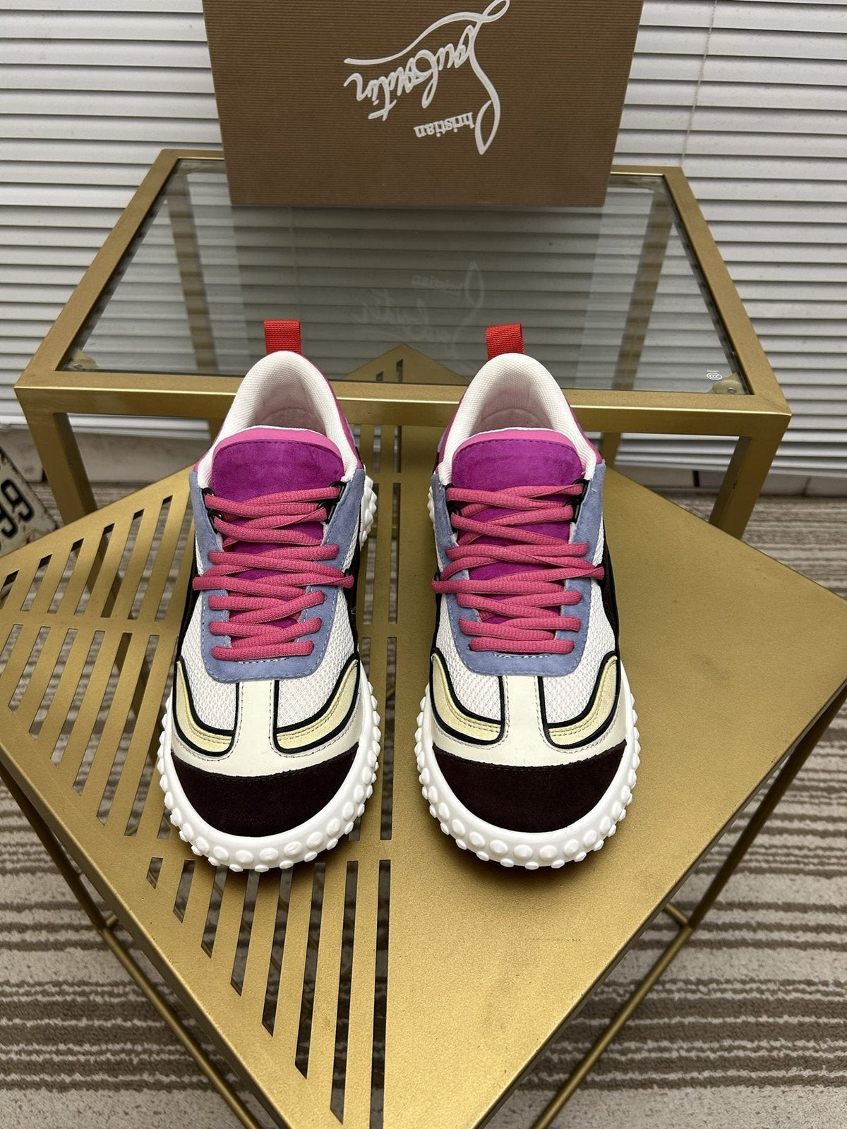 Christian Louboutin Contrast Trim Sneakers