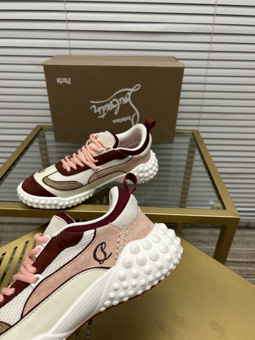 Christian Louboutin Contrast Trim Sneakers